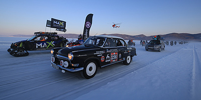 Леденящая жажда скорости. Как вертолет Ми-171А2 и гонщики "растопили" лед Байкала