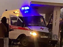 На видео попали последствия ДТП со скорой помощью, влетевшей в человека в Москве