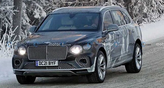 Удлиненный Bentley Bentayga замечен на тестах в Швеции