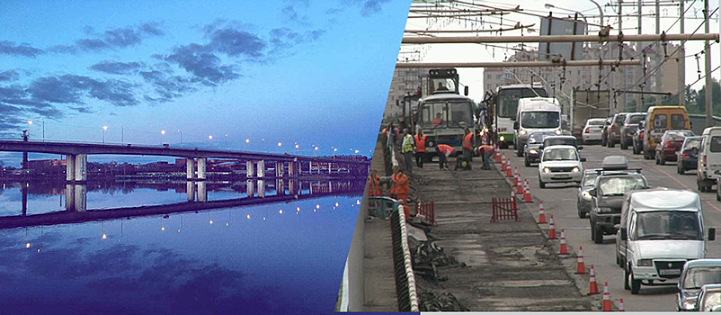 Ремонт моста совсем скоро: полосы для общественного транспорта перенесли