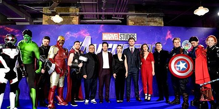 Москва онлайн покажет встречу с гостями закрытого показа фильма "Мстители: Финал"