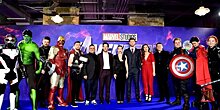 Москва онлайн покажет встречу с гостями закрытого показа фильма "Мстители: Финал"