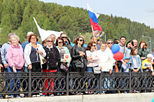 Юбилей Ханты-Мансийска на набережной Иртыша собрал более пятидесяти тысяч жителей и гостей окружного центра