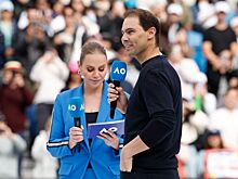 Рафаэль Надаль дал интервью на корте перед финалом Australian Open — 2026