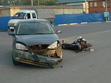 В Тамбове подросток на мотороллере врезался в Ford Focus