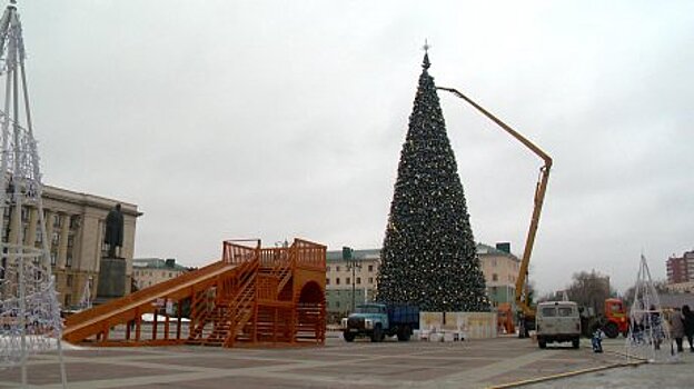 В Пензе главную елку города разберут за полторы недели