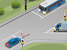 За что могут оштрафовать водителя легкового авто на этом перекрестке