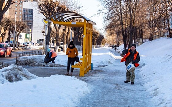 За сутки с улиц Рязани вывезли более 3000 кубометров снега