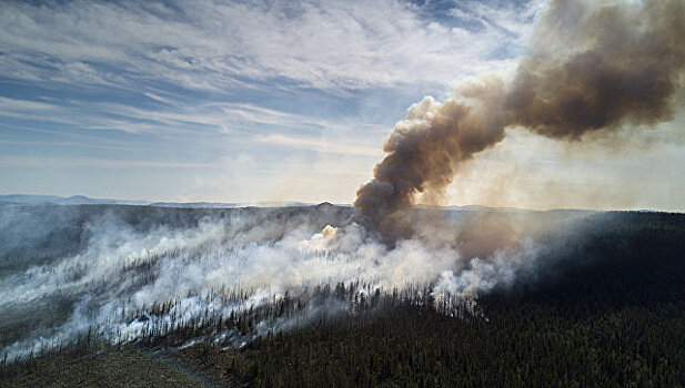 Бурятию вновь накрыло дымом от "чужих" лесных пожаров