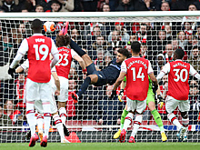 Гол футболиста «Эвертона» ударом через себя признан лучшим в туре АПЛ