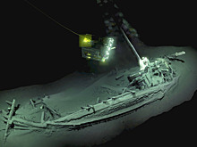 На дне Черного моря обнаружен древний корабль