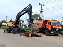 В Иркутске проходит ремонт дороги на улице Олонской