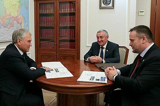 Володин обсудил с губернатором социально-экономическое развитие Новгородской области