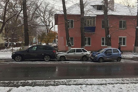 В Самаре произошла массовая авария