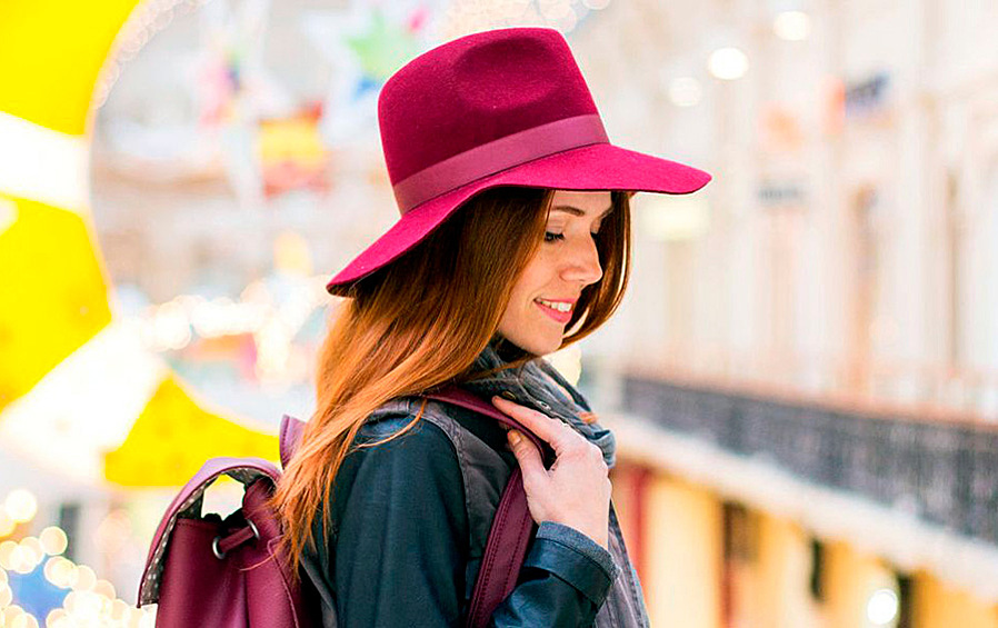 Шляпа из фетра 