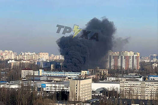 Страна.ua: в Киеве на Борщаговке начался масштабный пожар