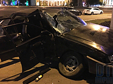 В Воронеже в ночном ДТП у площади Ленина пострадали два человека