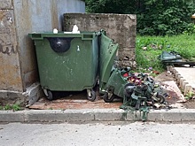 В Новосибирске неизвестные массово поджигают мусорные контейнеры