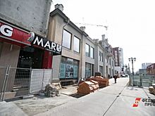 В центре Екатеринбурга идет ремонт за месяц до 300-летия города