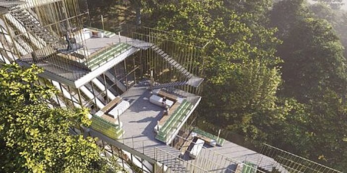 Реконструкцию заброшенной эскалаторной галереи на Воробьевых горах планируют завершить в 2021 г.