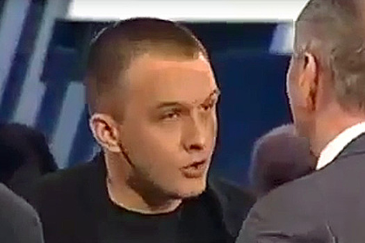 Польский журналист получил по лицу в студии российского ТВ