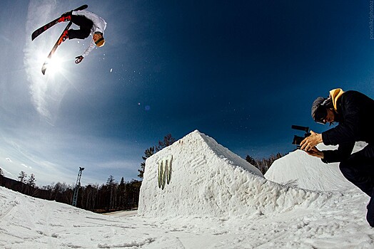 Russian Freestyle Games. Горнолыжный лагерь в Миассе. Зимний фристайл