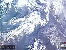 Заснеженную Москву сняли из космоса