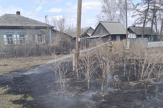 Развела костер и чуть не спалила все село жительница Новосибирской области