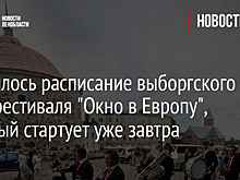 Появилось расписание выборгского кинофестиваля "Окно в Европу", который стартует уже завтра