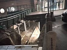 На Ладожском вокзале Петербурга обрушилась часть крыши