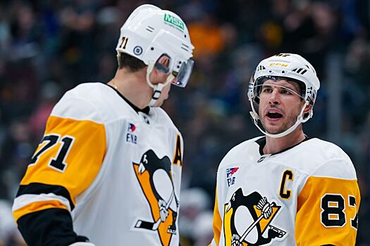 Три очка Кросби и Малкина помогли «Питтсбургу» одолеть в овертайме «Коламбус»