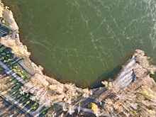 Озеро в Светлоярском парке Сормова очистили от мусора и камышей