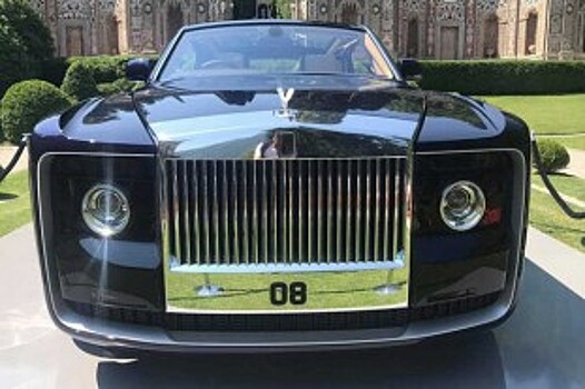 На моторшоу Concorso d’Eleganza показали самый дорогой автомобиль на планете - Rolls-Royce Sweptback