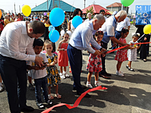 В Новолакском районе прошло открытие сразу трех новых детских садов