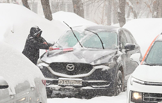 Аномальный снегопад накрыл Москву: столица может побить рекорд 1966 года