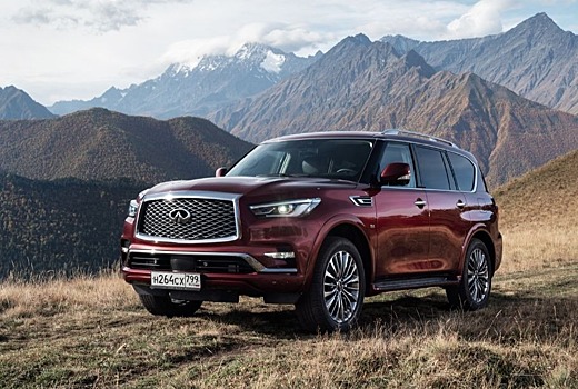 В России стартовали продажи обновленного Infiniti QX80