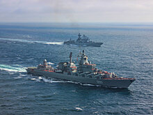 Боевые корабли Северного флота зашли в Средиземное море