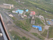В Магаданской области река подтопила больницу в городе Сусуман