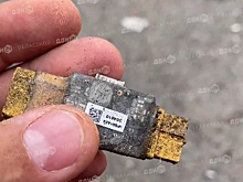 На месте падения обломков БПЛА в Таганроге нашли микросхему и металлические фрагменты