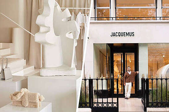 В Париже открылся новый бутик Jacquemus с автоматом для попкорна