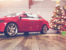 Новогодний флешмоб: елку из 465 автомобилей собрали в Красноярске