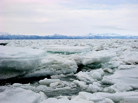 В Охотском море застрял теплоход с пассажирами