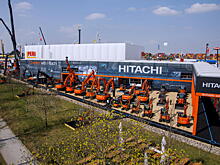 Hitachi показала первые карьерные экскаваторы новой 7 серии
