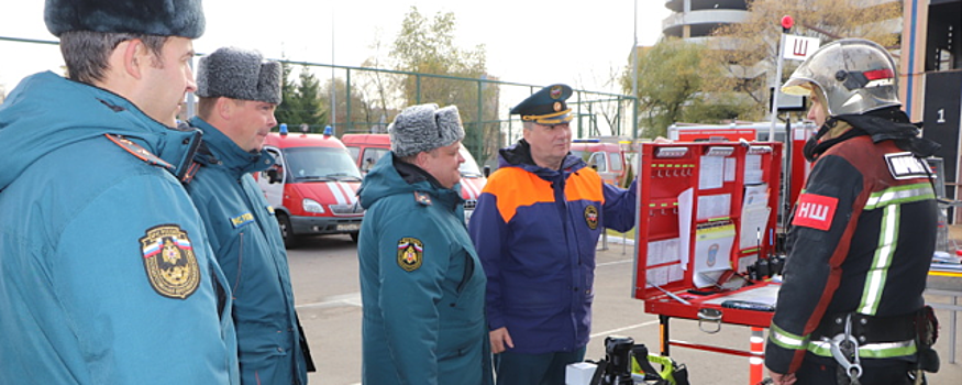 Красногорский пожарно-спасательный гарнизон занял третье место в областном смотр-конкурсе