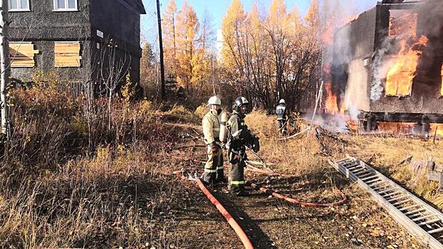 Пожар произошел в жилом доме в Якутии