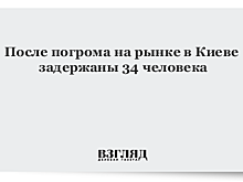 После погрома в Киеве задержаны 34 человека