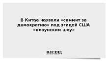 В Китае назвали «саммит за демократию» под эгидой США «клоунским шоу»