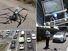 В Красноярском крае для поиска нарушителей ПДД используют дрон