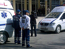 В Азербайджане автобус попал в ДТП, погиб человек