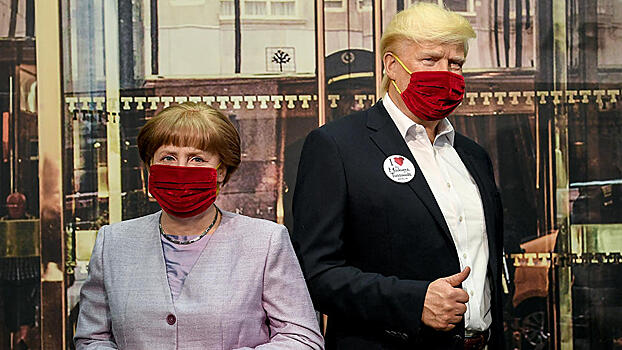 Лидеры государств и знаменитости появились в Берлине в защитных масках